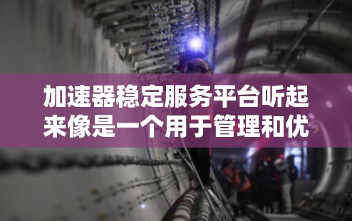 加速器稳定服务平台听起来像是一个用于管理和优化加速器(如GPU、TPU等)性能和资源的平台。以下是一些可能的功能和实现思路 加速器稳定服务平台听起来像是一个用于管理和优化加速器(如GPU、TPU等)性能和资源的平台。以下是一些可能的功能和实现思路