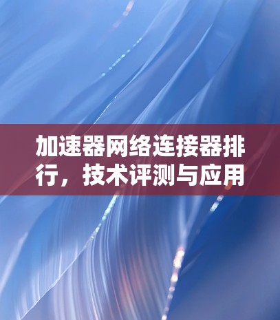 加速器网络连接器排行，技术评测与应用分析