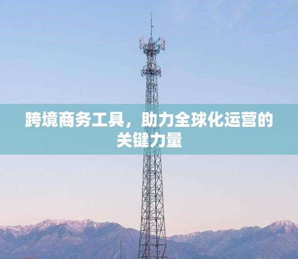 跨境商务工具,助力全球化运营的关键力量 跨境商务工具,助力全球化运营的关键力量