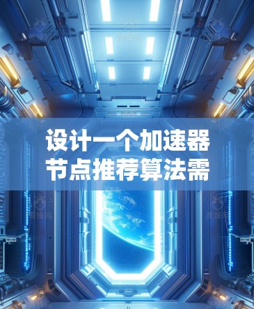 设计一个加速器节点推荐算法需要综合考虑多个因素,以下是一个逐步的解决方案 设计一个加速器节点推荐算法需要综合考虑多个因素,以下是一个逐步的解决方案