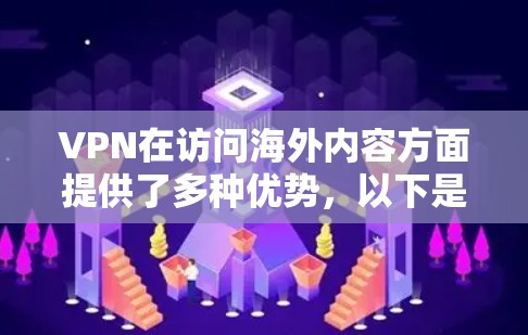 VPN在访问海外内容方面提供了多种优势,以下是逐步的指南,帮助您理解如何选择和配置VPN,以及在使用过程中需要注意的事项 VPN在访问海外内容方面提供了多种优势,以下是逐步的指南,帮助您理解如何选择和配置VPN,以及在使用过程中需要注意的事项
