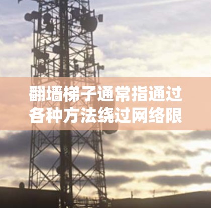 翻墙梯子通常指通过各种方法绕过网络限制,访问被限制访问的网站或内容。以下是一些可能的方法和建议 翻墙梯子通常指通过各种方法绕过网络限制,访问被限制访问的网站或内容。以下是一些可能的方法和建议