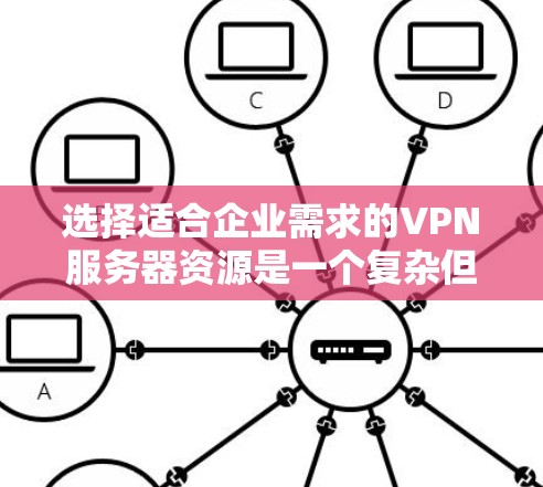 选择适合企业需求的VPN服务器资源是一个复杂但关键的任务,需要综合考虑多个因素以确保服务的高效性和安全性。以下是对VPN服务器资源的详细分析和选择建议 选择适合企业需求的VPN服务器资源是一个复杂但关键的任务,需要综合考虑多个因素以确保服务的高效性和安全性。以下是对VPN服务器资源的详细分析和选择建议