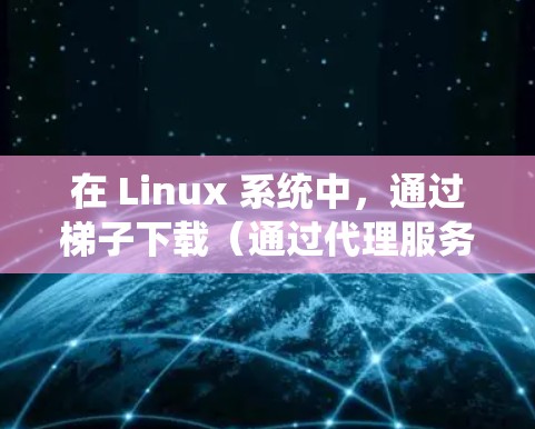 在 Linux 系统中,通过梯子下载(通过代理服务器匿名化流量)可以帮助你访问受限制的网站或保护隐私。以下是使用梯子在 Linux 上下载资源的一些方法 在 Linux 系统中,通过梯子下载(通过代理服务器匿名化流量)可以帮助你访问受限制的网站或保护隐私。以下是使用梯子在 Linux 上下载资源的一些方法