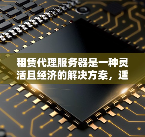 租赁代理服务器是一种灵活且经济的解决方案，适合需要快速部署、节省成本或提高性能的场景。以下是关于租赁代理服务器的详细指南