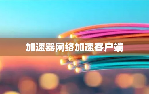 加速器网络加速客户端