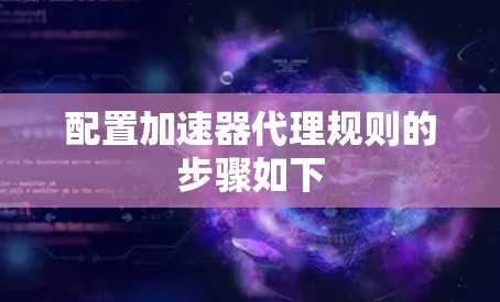 配置加速器代理规则的步骤如下