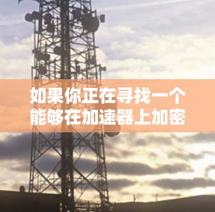如果你正在寻找一个能够在加速器上加密数据的软件,以下是一些可能的工具和方法,供你参考 如果你正在寻找一个能够在加速器上加密数据的软件,以下是一些可能的工具和方法,供你参考