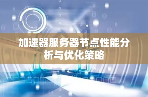 加速器服务器节点性能分析与优化策略