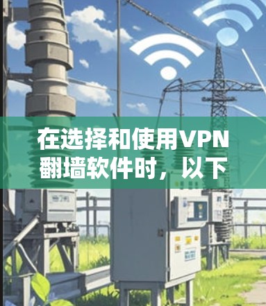 在选择和使用VPN翻墙软件时，以下是一些关键因素和步骤，帮助你做出明智的选择