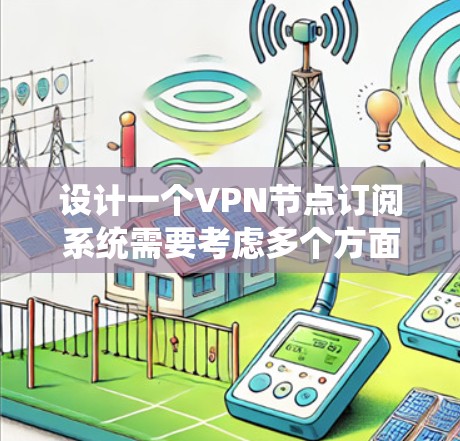 设计一个VPN节点订阅系统需要考虑多个方面，以下是一个系统化的设计方案