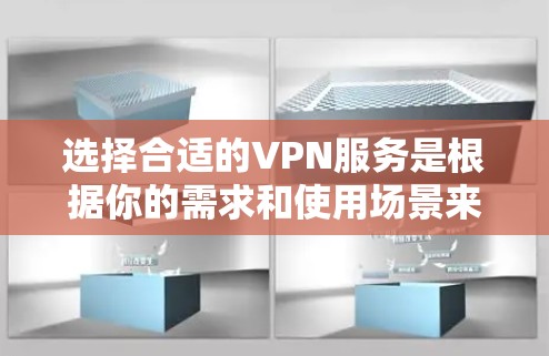 选择合适的VPN服务是根据你的需求和使用场景来决定的。以下是一些关键因素和推荐方法，帮助你找到适合自己的VPN