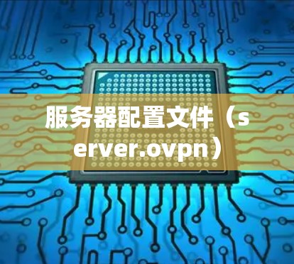 服务器配置文件(server.ovpn)